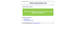 Desktop Screenshot of client.sexkontakt.com